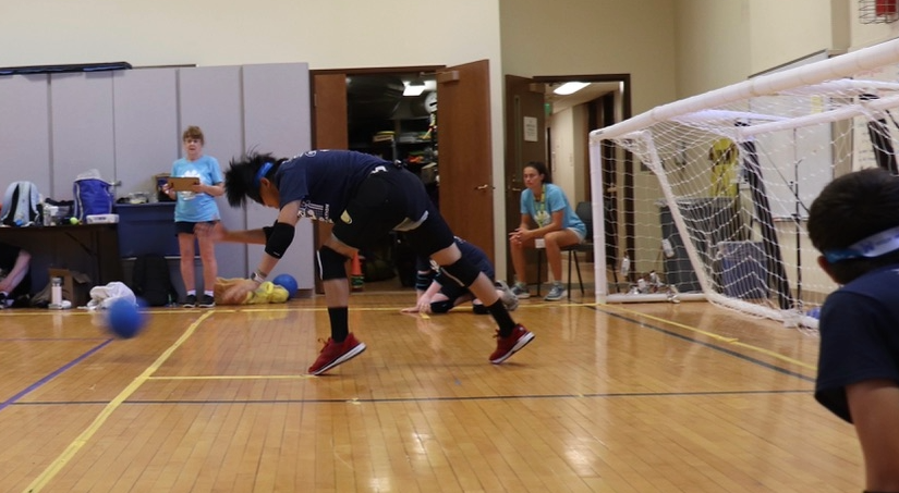 Goalball action