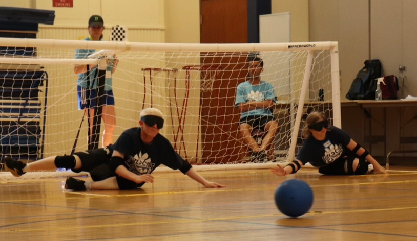 Goalball - ball rolling