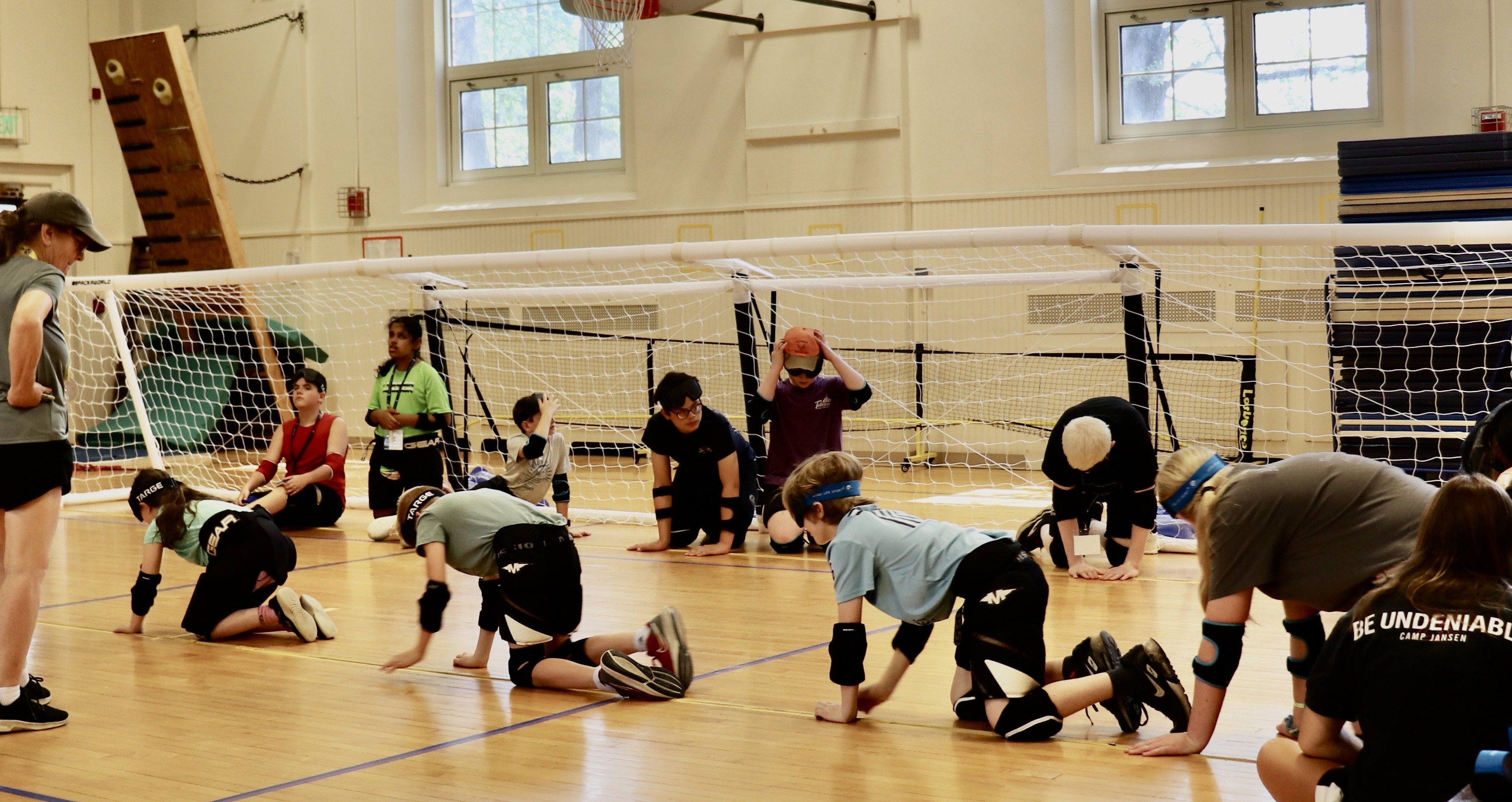 Exploring goalball court lines