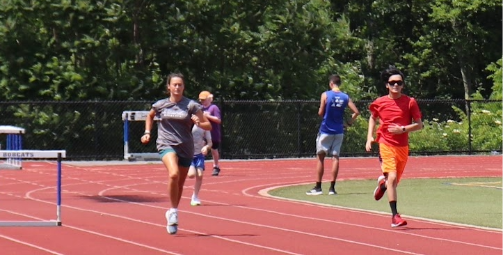Running on track