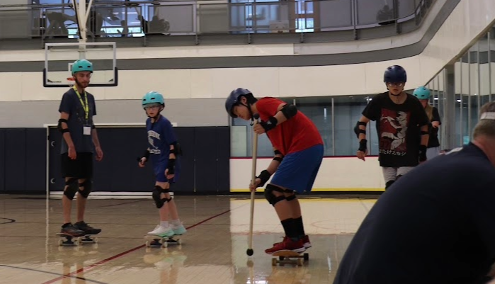 Skateboarding - four athletes