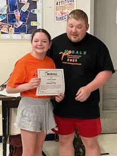 Spirit Award winner Delaney K.