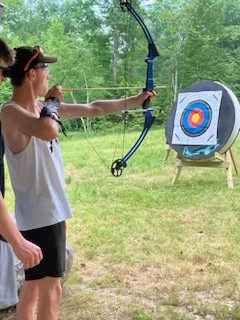 MOBALE athlete practicing archery